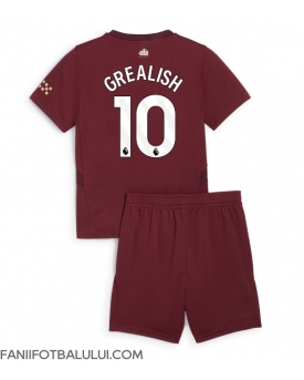 Manchester City Jack Grealish #10 Echipament de Fotbal Replică 2024-25 Copii Treilea (+ Șorturi)